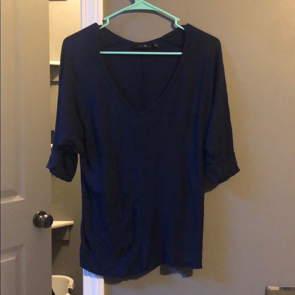 Apt 9 Size Small Navy Blouse Sz Small